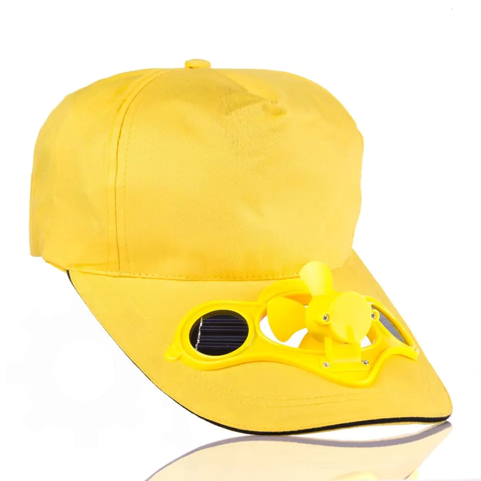 ⁨Cap with pinwheel Yellow windmill for summer⁩ at Wasserman.eu