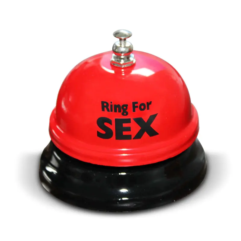 ⁨Desk sex bell - Red & Black⁩ at Wasserman.eu