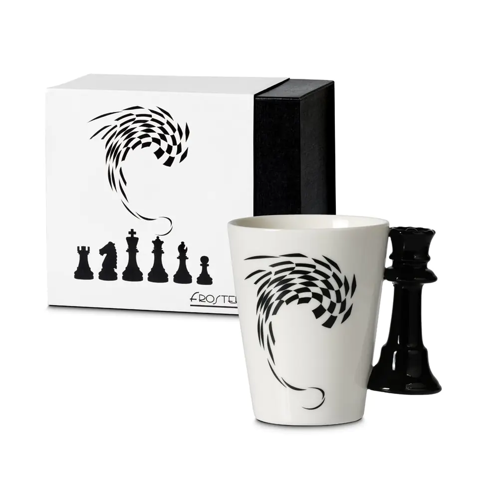 ⁨Chess Mug Queen gift for genius 400ml⁩ at Wasserman.eu