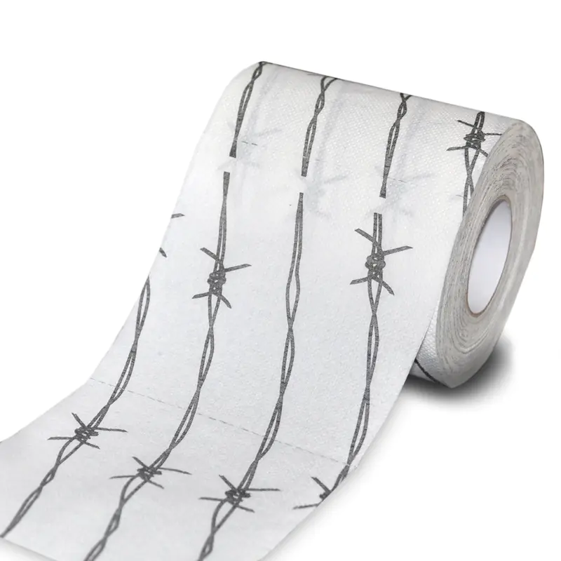 ⁨Toilet paper Barbed wire⁩ at Wasserman.eu