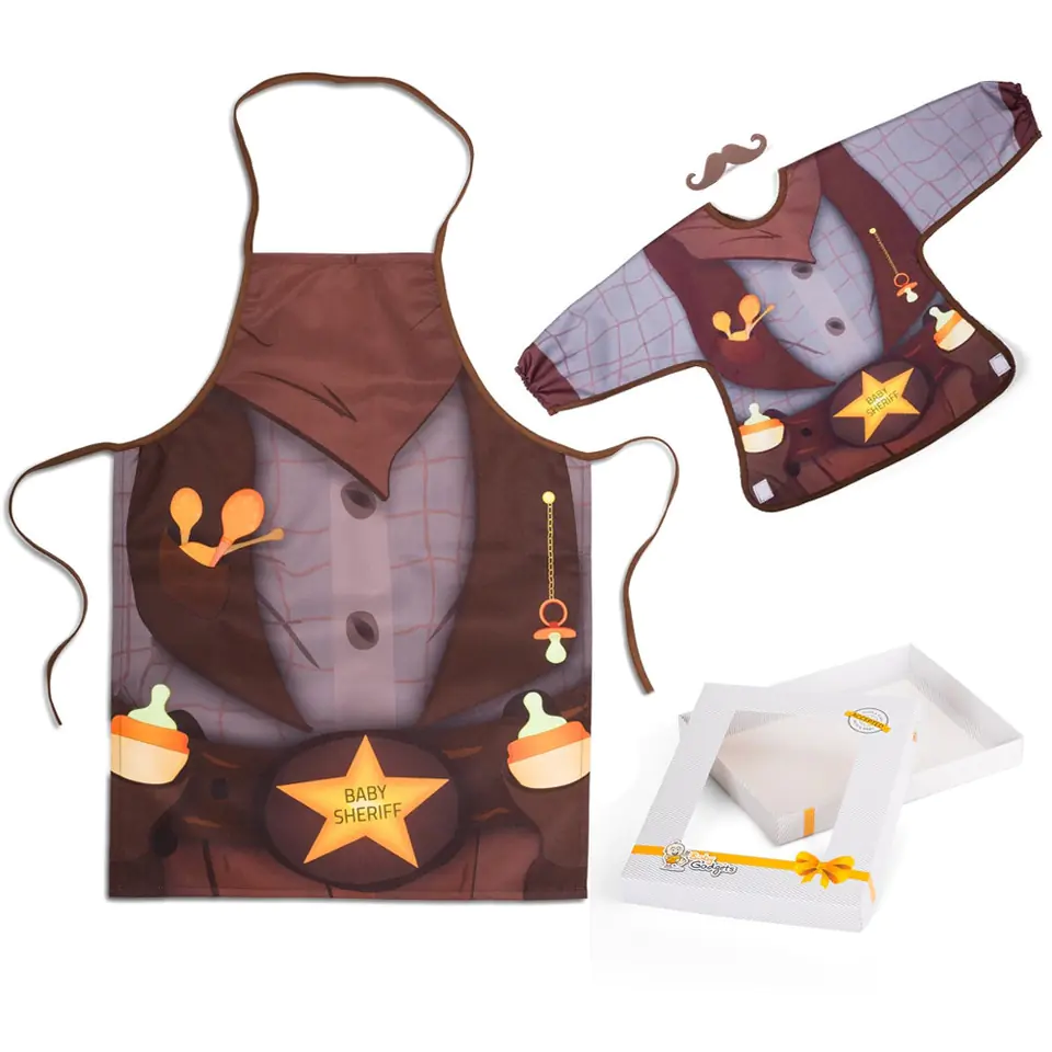 ⁨Baby Sheriff - bib and apron⁩ at Wasserman.eu