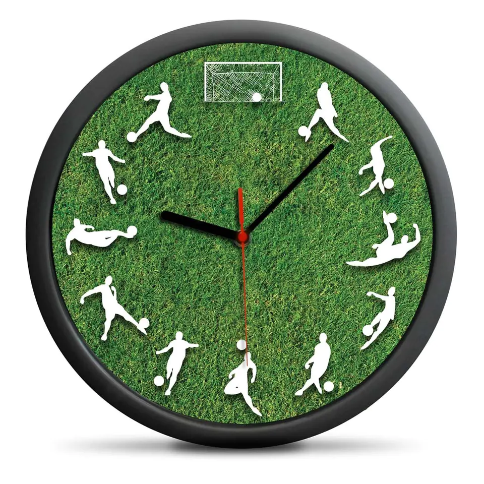 ⁨Football Footballer Clock Wall For Children's Room⁩ at Wasserman.eu