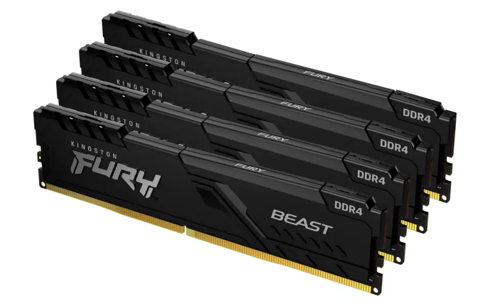 ⁨Pamięć DDR4 FURY Beast 128GB(4*32GB)/3200 CL16⁩ at Wasserman.eu