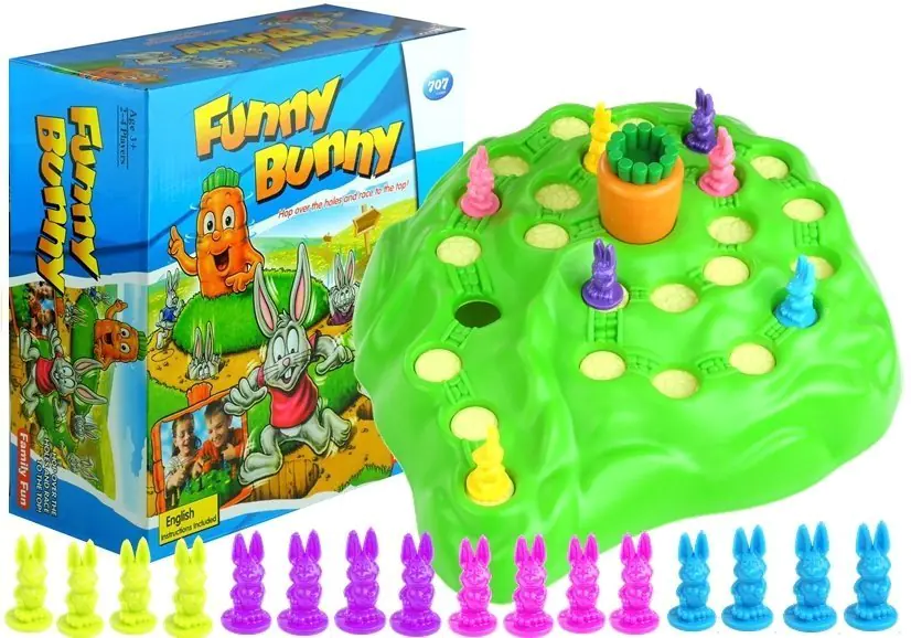 ⁨Family Game Rabbits Funny Bunny Carrot Race⁩ at Wasserman.eu