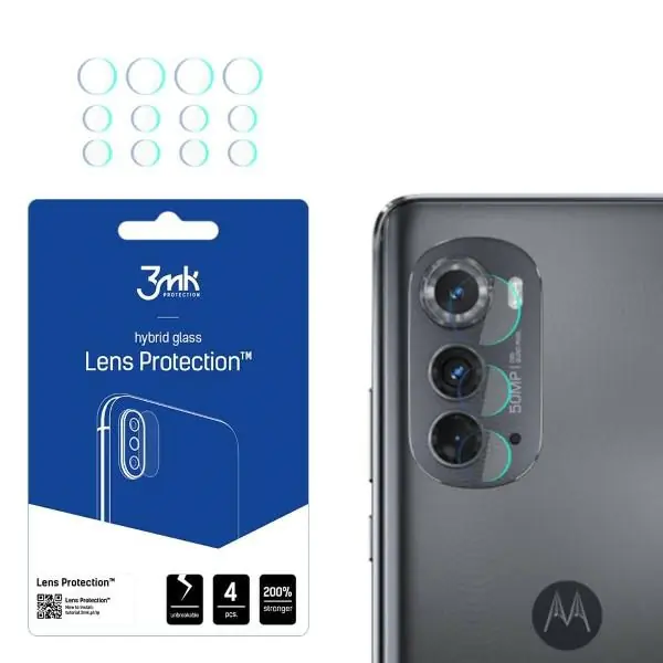 ⁨3MK Lens Protect Motorola Edge 2022 4pcs Camera Lens Protection⁩ at Wasserman.eu