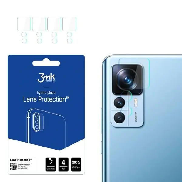 ⁨3MK Lens Protect Xiaomi 12T/12T Pro Protection for 4pcs Camera Lens⁩ at Wasserman.eu