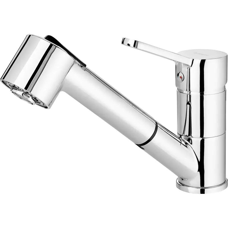 ⁨KITCHEN MIXER TAP WITH PULL-OUT SPRAY DEANTE CHROME NARCISSUS⁩ at Wasserman.eu