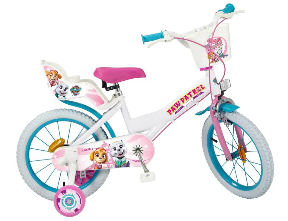 ⁨CHILDREN'S BICYCLE 16" TOIMSA TOI1681 PAW PATROL WHITE⁩ at Wasserman.eu