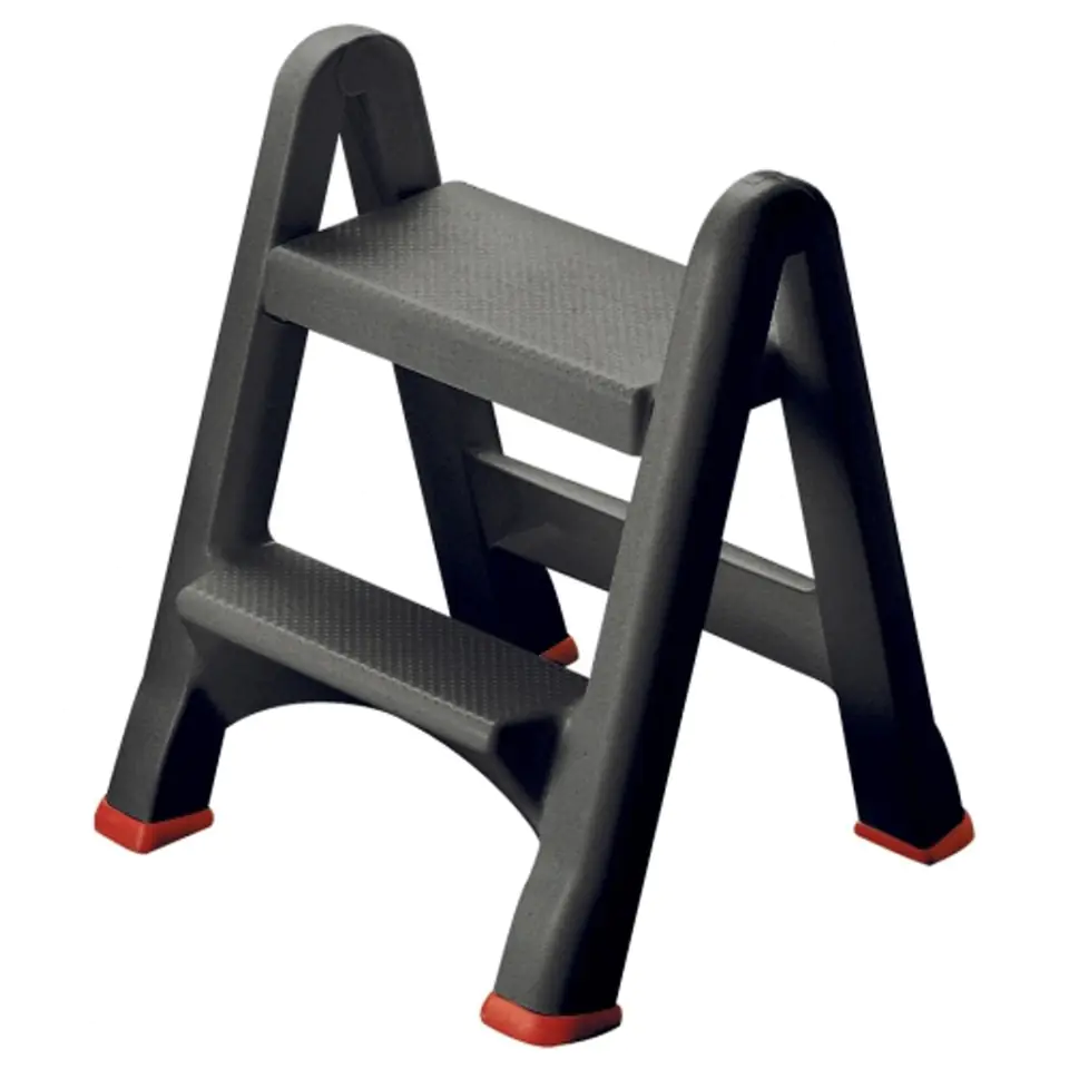 ⁨Curver R034721 step stool Polypropylene (PP) Grey, Red⁩ at Wasserman.eu