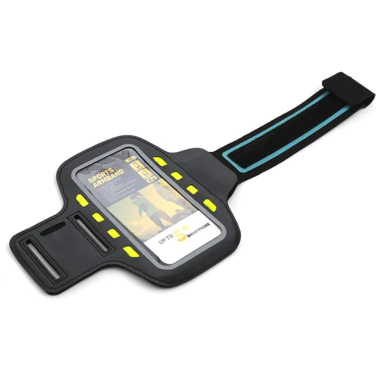 ⁨PLATINET SPORT ARMBAND FOR SMARTPHONE BLACK WITH LED⁩ at Wasserman.eu