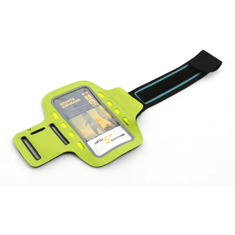 ⁨PLATINET SPORT ARMBAND FOR SMARTPHONE GREEN WITH LED⁩ at Wasserman.eu