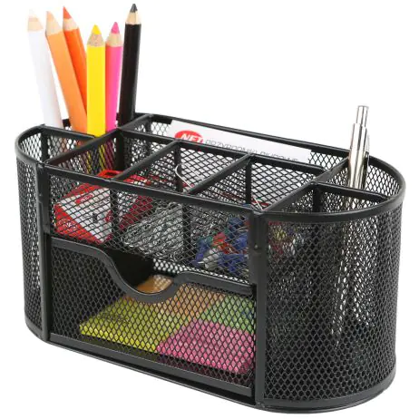 ⁨Desk toolbox NATUNA mesh black 220x110x104mm (5AJ)⁩ at Wasserman.eu