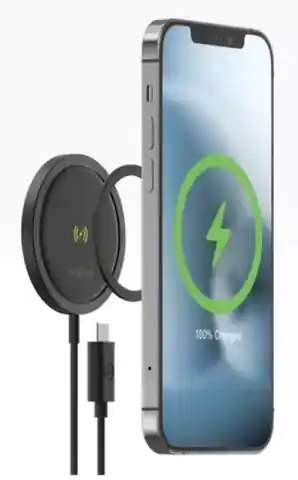 ⁨Mophie Snap+ Wireless Charging Pad - ładowarka bezprzewodowa wspierająca ładowanie MagSafe - Android 15W, iOS 7,5W (black)⁩ w sklepie Wasserman.eu