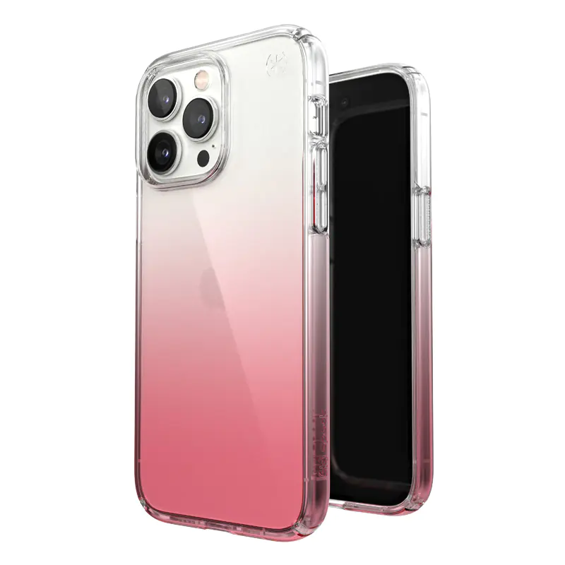 ⁨Speck Presidio Perfect-Clear + Ombre - Etui iPhone 14 Pro Max z powłoką MICROBAN (Clear / Vintage Rose Fade)⁩ w sklepie Wasserman.eu