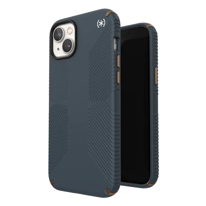 ⁨Speck Presidio2 Grip - Anti-slip Case iPhone 14 Plus (Charcoal / Cool Bronze / Slate)⁩ at Wasserman.eu