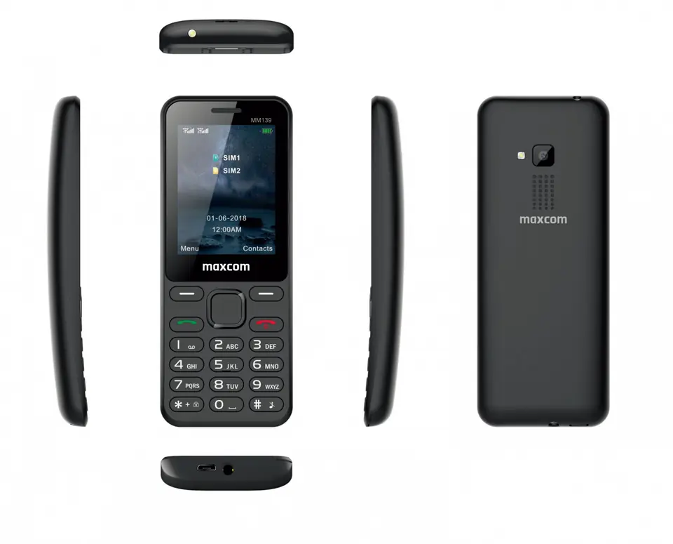 Mobile phone MM 139 DS Black at Wasserman.eu