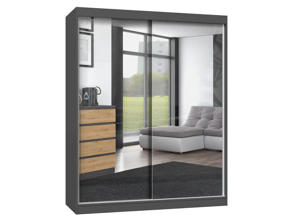 ⁨Szafa Iga 160/A ANTRACYT ARTISAN⁩ w sklepie Wasserman.eu