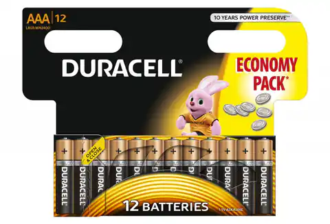 ⁨Duracell 5000394203389 Haushaltsbatterie Einwegbatterie AAA Alkali⁩ im Wasserman.eu