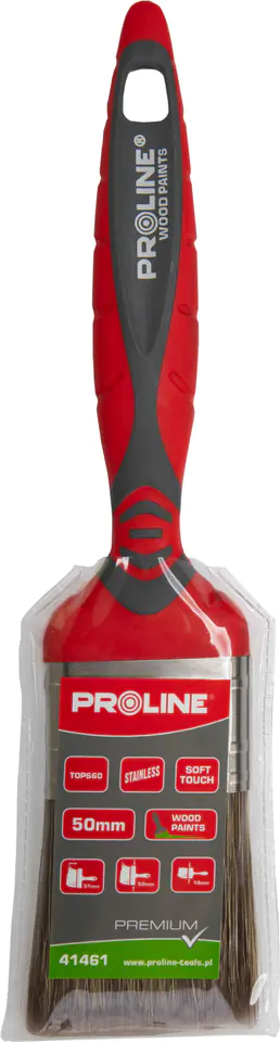 ⁨Pędzel płaski premium 20mm,rączka 2k-tpr,ss,do drew.,proline⁩ w sklepie Wasserman.eu