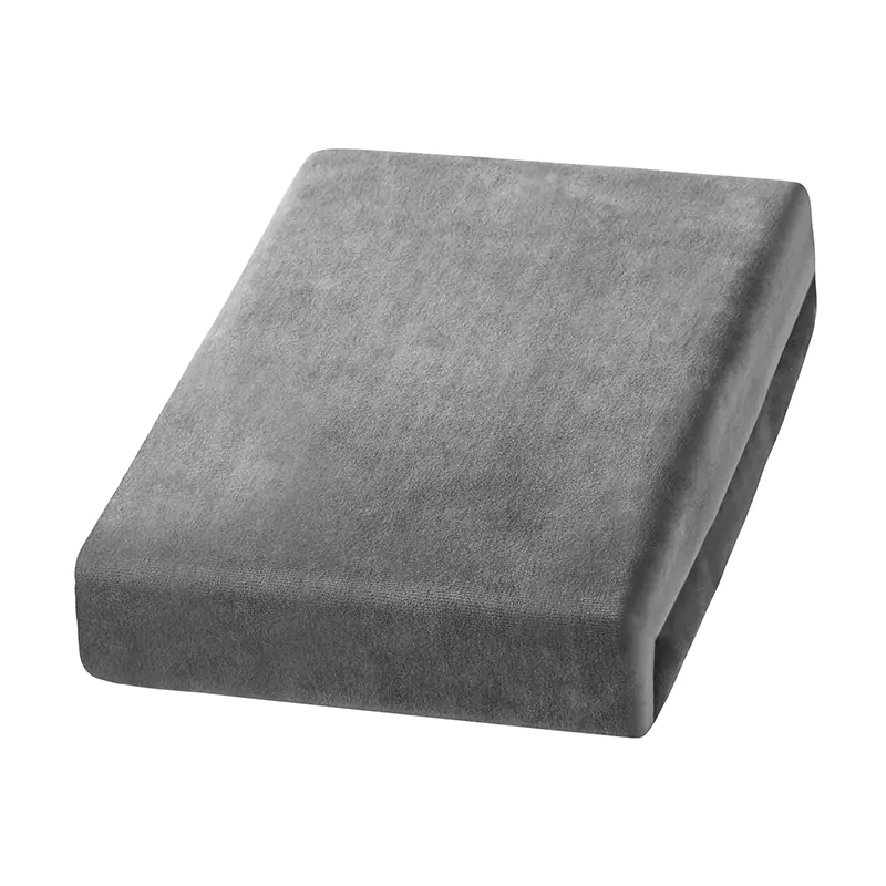 ⁨Velour sheet grey⁩ at Wasserman.eu