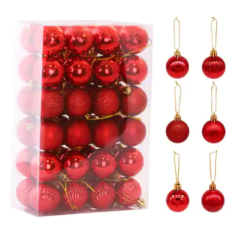 ⁨Set of baubles 48 pcs in the package BSN09WZ3⁩ at Wasserman.eu
