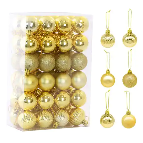 ⁨Set of baubles 48 pcs in the package BSN09WZ11⁩ at Wasserman.eu