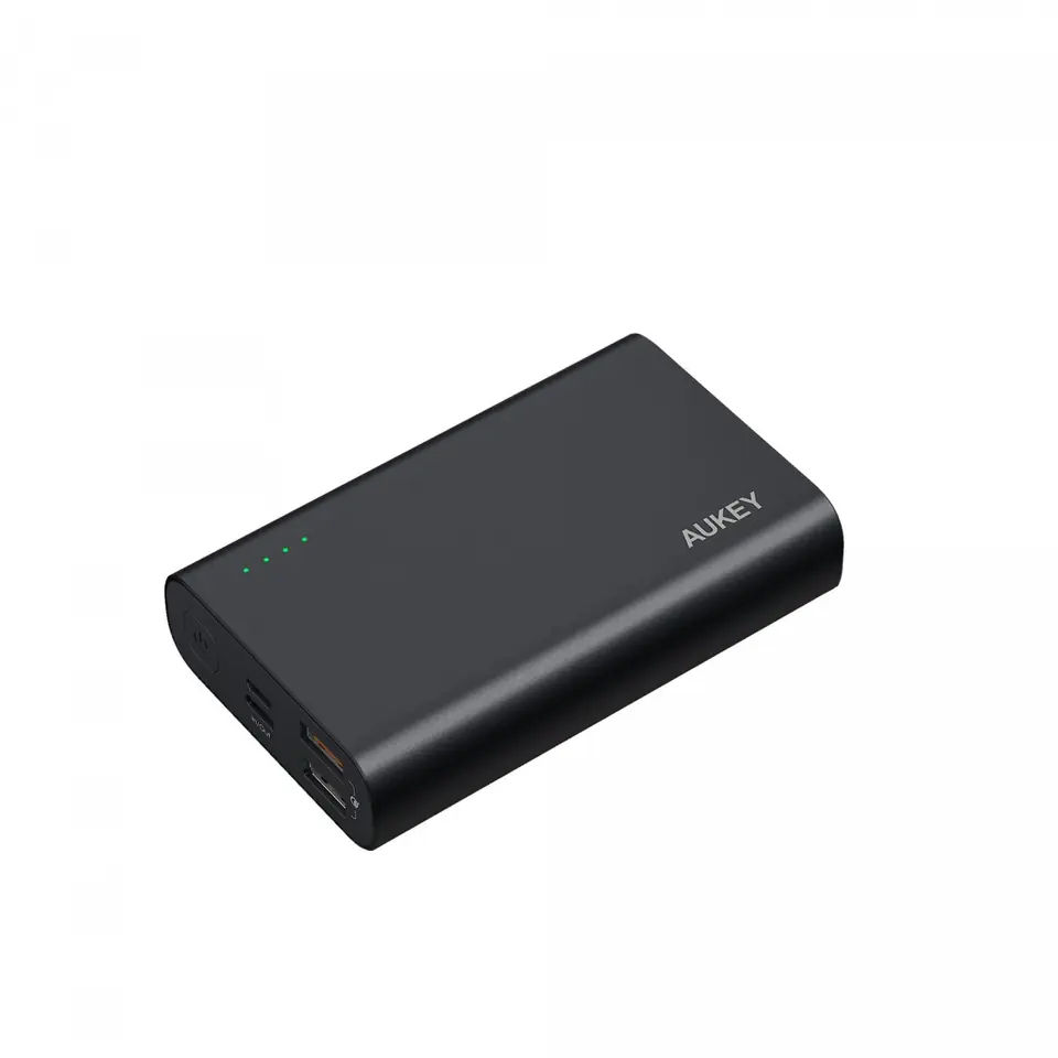 PB-XD12 Black Power Bank | 10000 mAh | 4xUSB | 9A | Quick Charge 3.0 | Power Delivery | kabel USB-C at Wasserman.eu