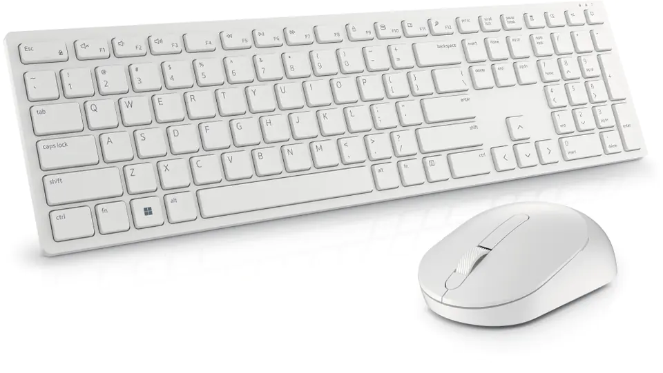 ⁨Wireless set keyboard + mouse KM5221W white⁩ at Wasserman.eu