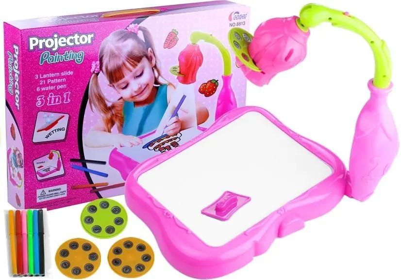⁨Overhead projector Flower Painting Projector + Accessories⁩ at Wasserman.eu