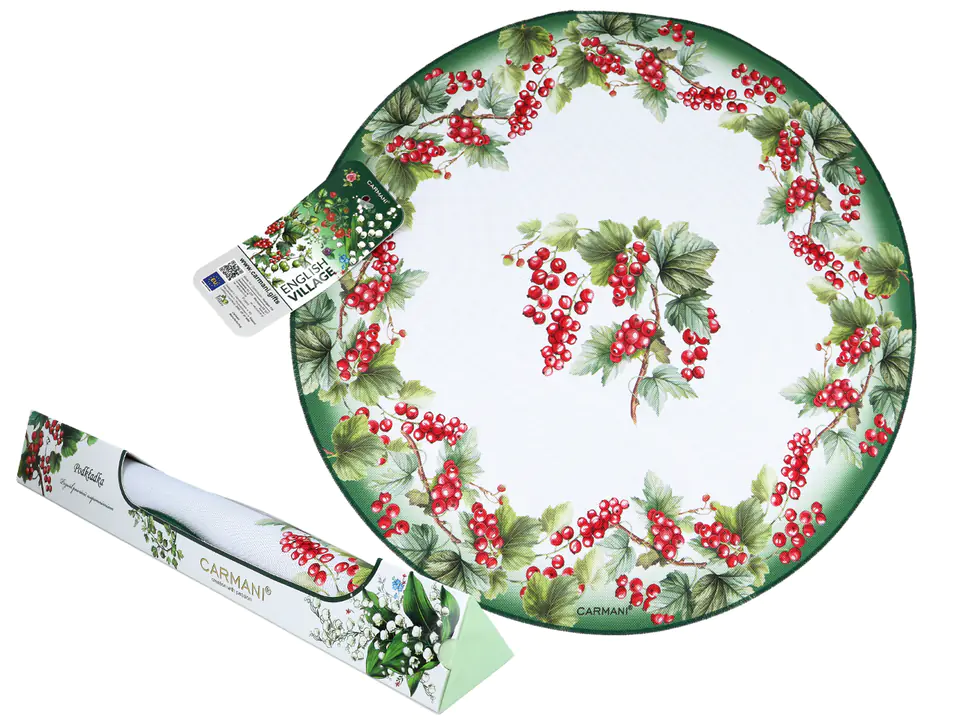 ⁨Round table pad - Decoration 4 (CARMANI)⁩ at Wasserman.eu