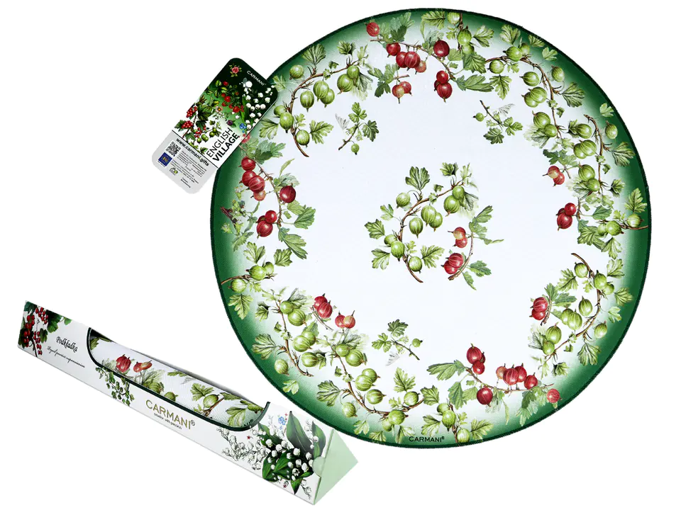 ⁨Round table pad - Decoration 5 (CARMANI)⁩ at Wasserman.eu