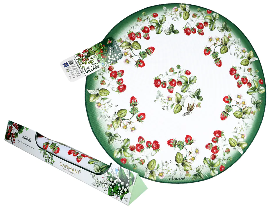 ⁨Round table pad - Decoration 6 (CARMANI)⁩ at Wasserman.eu