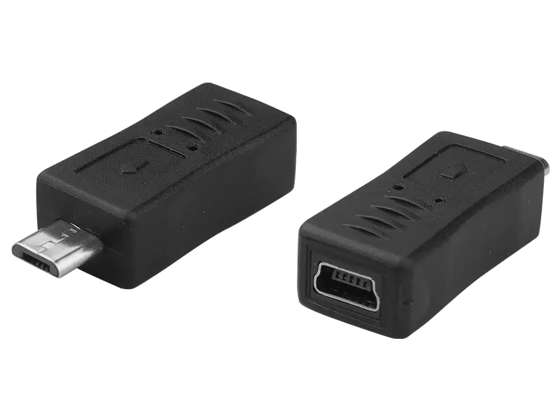 1 szt. PS Przejście wtyk Micro USB - gniazdo Mini USB. w sklepie Wasserman.eu