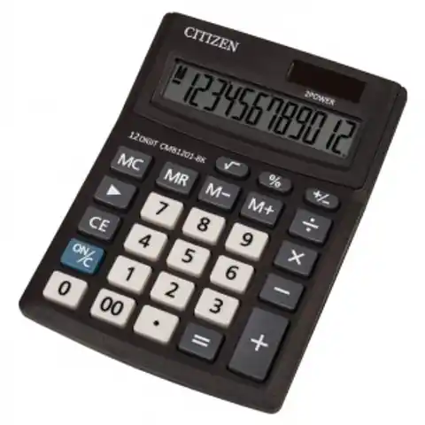 ⁨Kalkulator biurowy serii Business Line CMB1201-BK⁩ w sklepie Wasserman.eu