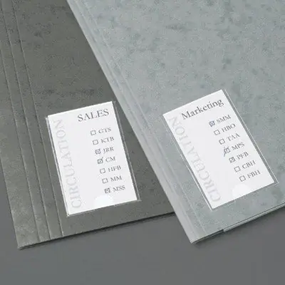 ⁨Self Adhesive Label Pockets 3L 25x75mm 10310⁩ at Wasserman.eu