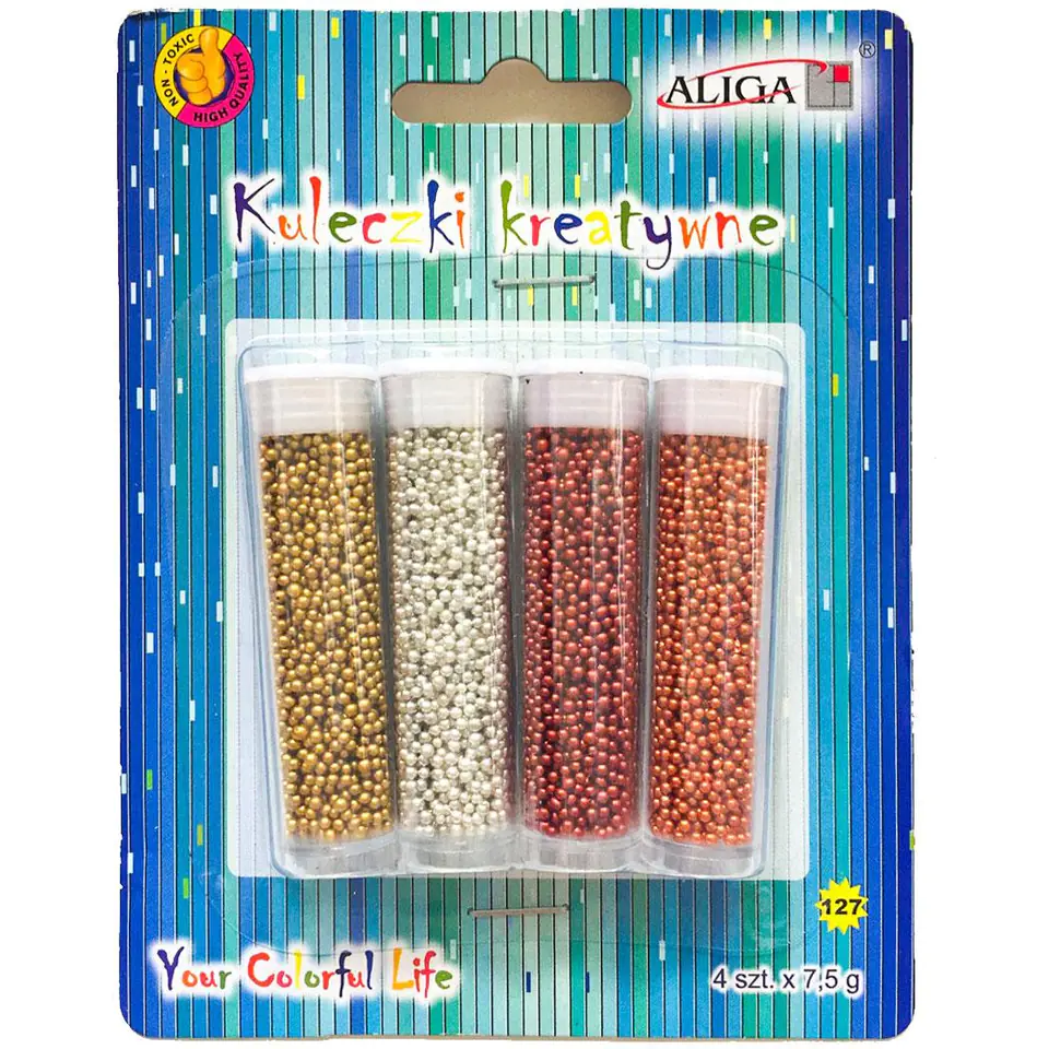 ⁨Kuleczki kreatywne 4 kolory x 7,5g. MT-3779 ALIGA⁩ w sklepie Wasserman.eu