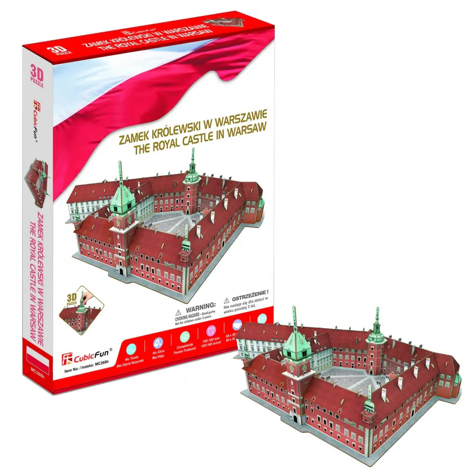 Cubicfun Puzzle 3D Royal Castle in Warsaw at Wasserman.eu