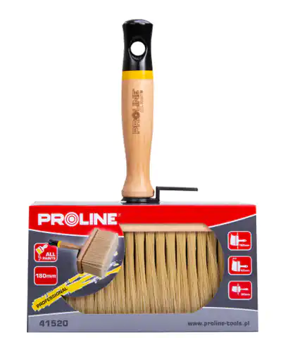 ⁨Bench brush prof. 180mm,handle.drew.varnish.,uniw.,proline⁩ at Wasserman.eu