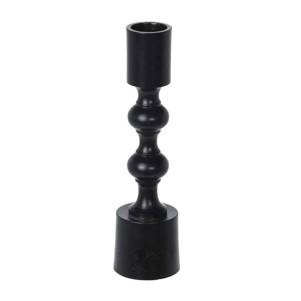 Świecznik czarny w stylu loft 16 cm w sklepie Wasserman.eu