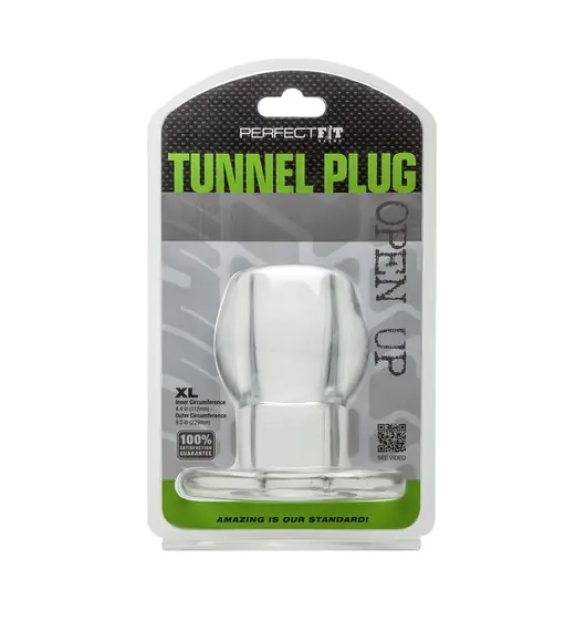 ⁨Perfect Fit - Ass Tunnel Plug rozmiar XL (przeźroczysty)⁩ w sklepie Wasserman.eu