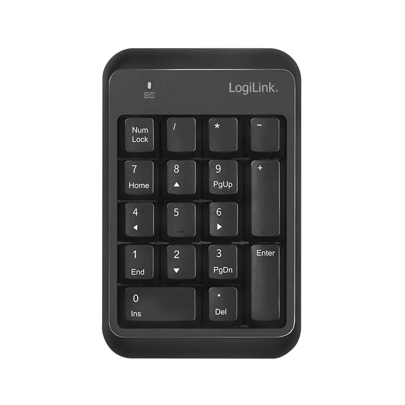 ⁨Wireless keypad, Bluetoo th v5.1 , black⁩ at Wasserman.eu