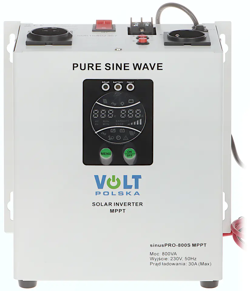 FALOWNIK FOTOWOLTAICZNY OFF-GRID SINUSPRO-800S 800 VA VOLT Polska w sklepie Wasserman.eu