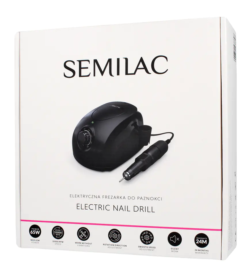 ⁨SEMILAC Frezarka do paznokci 65W⁩ w sklepie Wasserman.eu