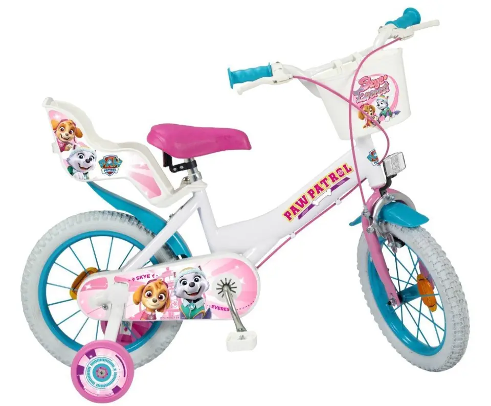 ⁨CHILDREN'S BICYCLE 14" TOIMSA TOI1481 PAW PATROL WHITE⁩ at Wasserman.eu