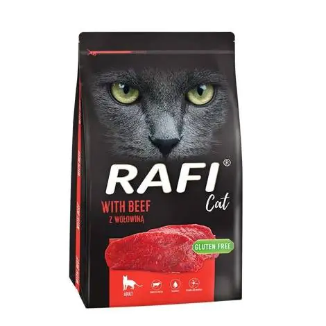 ⁨DOLINA NOTECI Rafi Cat with Beef - Dry Cat Food - 7 kg⁩ at Wasserman.eu
