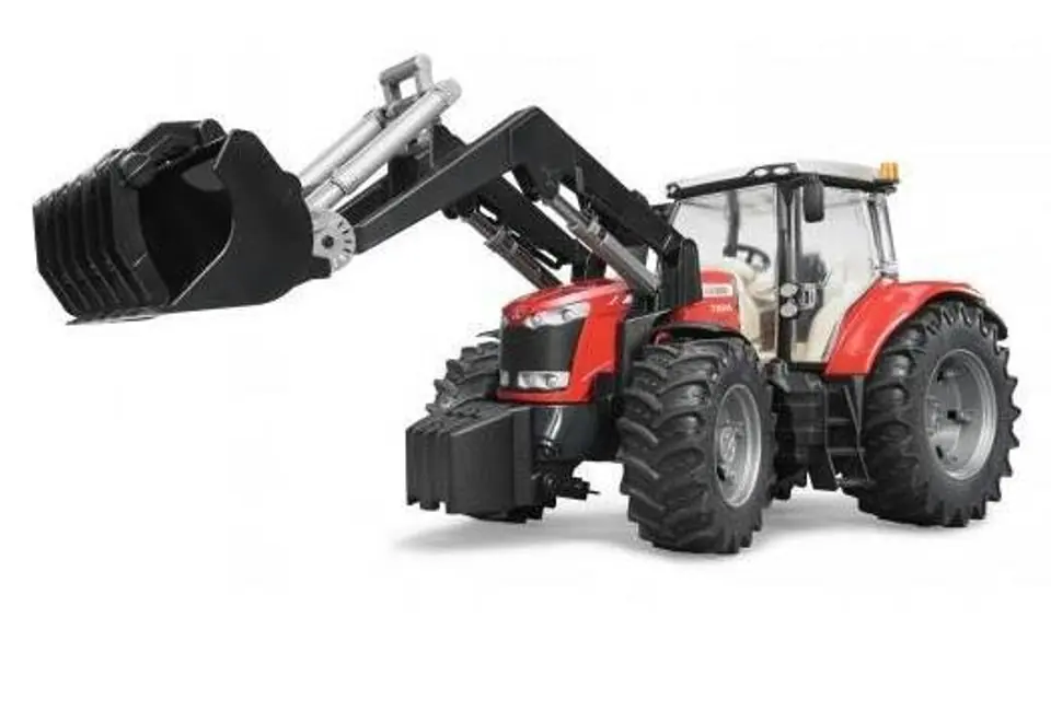 ⁨Traktor Massey Ferguson 7624 z ładowaczem czołowym 03047 BRUDER⁩ at Wasserman.eu