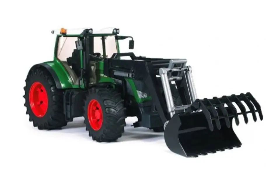 ⁨Bruder Fendt 936 Vario with frontloader⁩ at Wasserman.eu