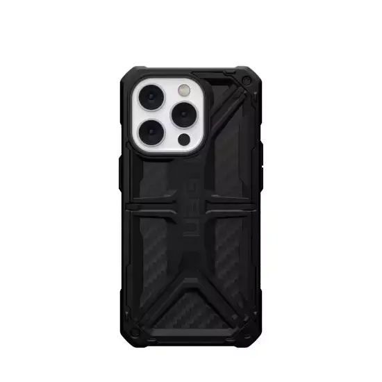 ⁨UAG Monarch - protective case for iPhone 14 Pro (carbon fiber)⁩ at Wasserman.eu