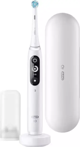 ⁨Szczoteczka elektryczna ORAL-B iO7 Series White Alabaster⁩ w sklepie Wasserman.eu