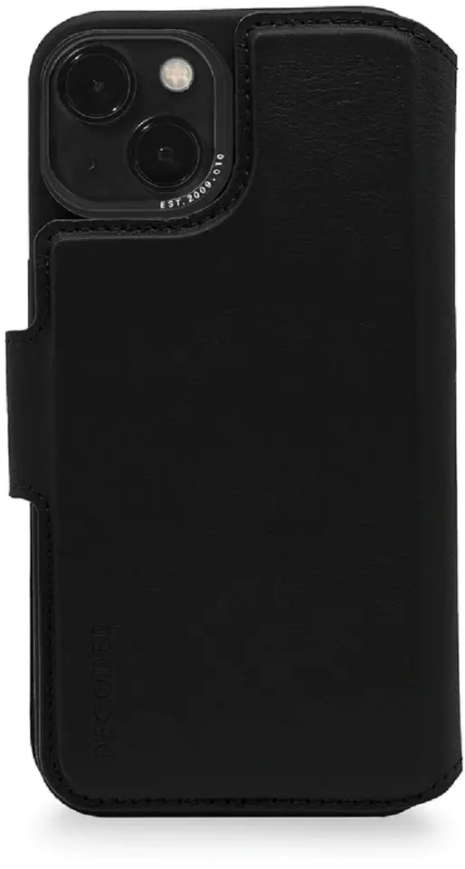 ⁨Decoded Detachable Wallet – leather protective case for iPhone 14 Plus compatible with MagSafe (black)⁩ at Wasserman.eu
